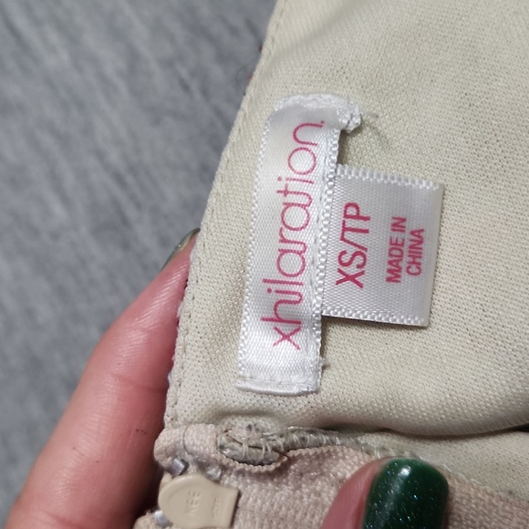 Y2K Xhilaration Paisley Print Lacey Sleeveless Summer Mini Tank Dress - Picture 6 of 14